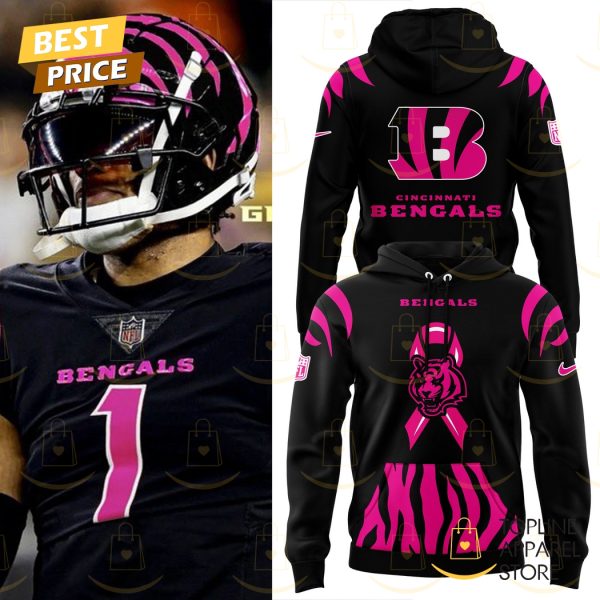 Cincinnati Bengals Breast Cancer Hoodie