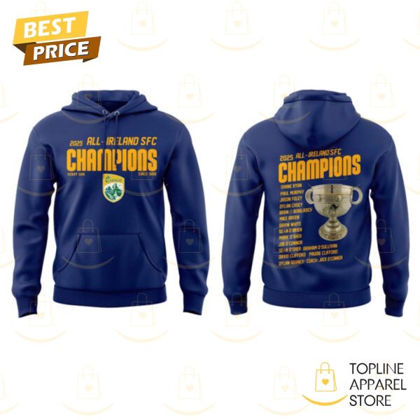 Kerry GAA All-Ireland Champions 2025 Hoodie – Blue