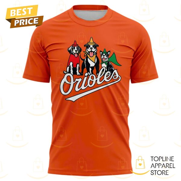Baltimore Orioles Bark At Oriole Park 3D T-Shirt
