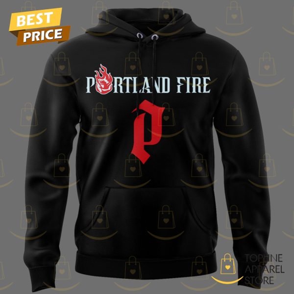 WNBA Portland Fire Black Hoodie