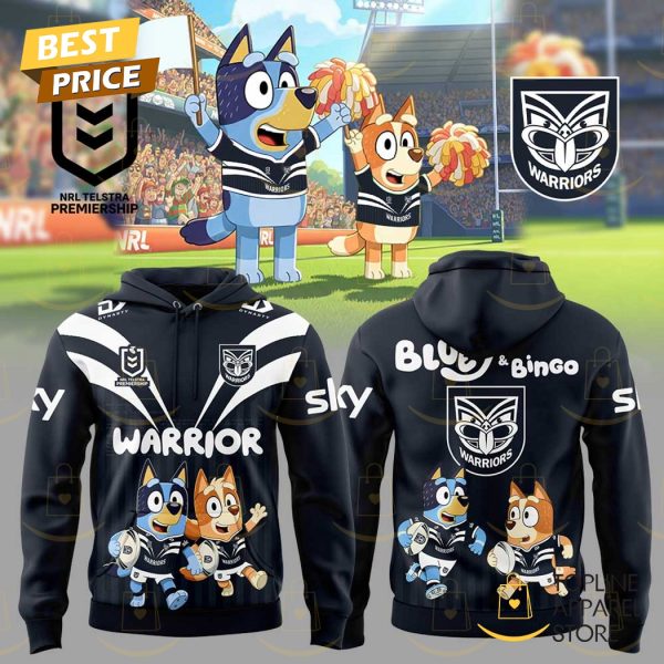 One NZ Warriors Bluey And Bingo Hoodie