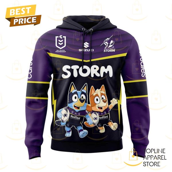 Melbourne Storm Bluey And Bingo Hoodie