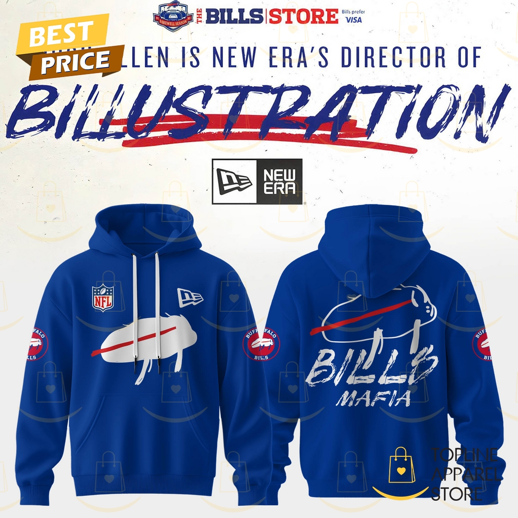 Buffalo Bills Josh Allen Is New Era Director Of Billustration Hoodie Buffalo Bills Josh Allen Is New Era Director Of Billustration Hoodie