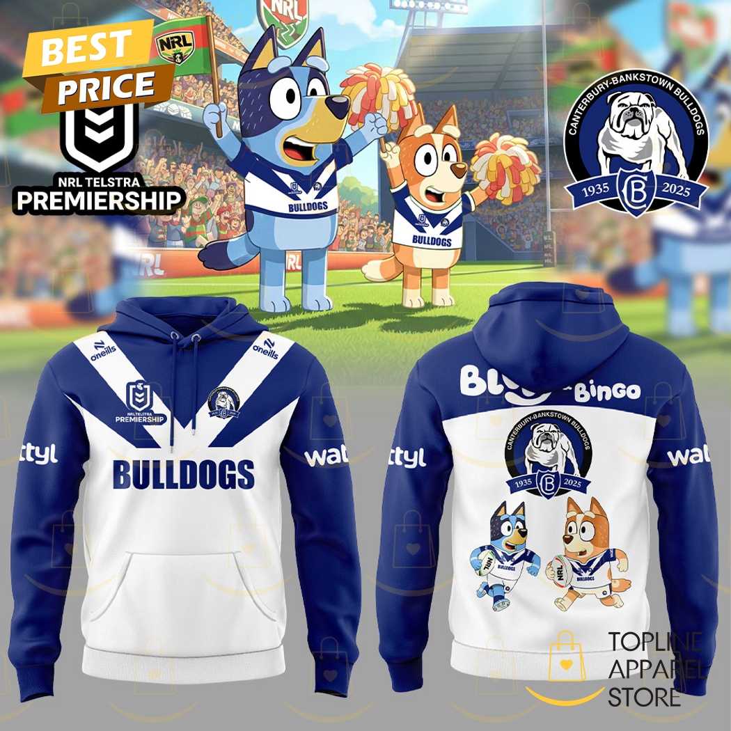 Canterbury Bulldogs Bluey And Bingo Hoodie