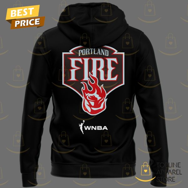 WNBA Portland Fire Black Hoodie