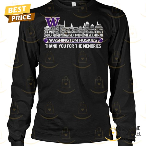 Washington Huskies Thank You For The Memories Unisex T-Shirt