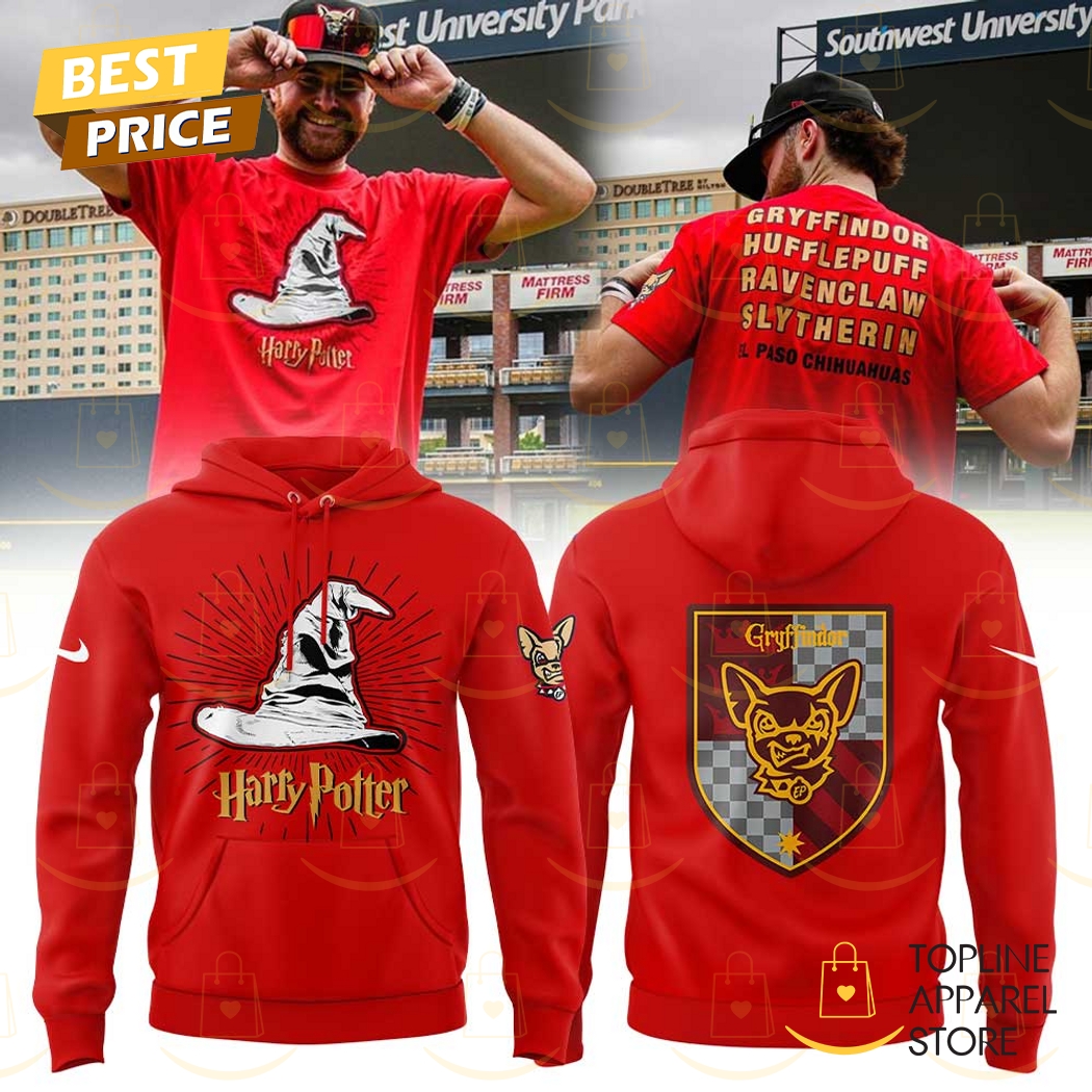 El Paso Chihuahuas Harry Potter Red Hoodie El Paso Chihuahuas Harry Potter Red Hoodie