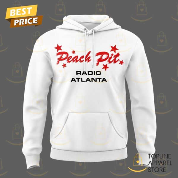 2025 Beyonce Cowboy Carter Tour Peach Pit Radio Atlanta Hoodie – White