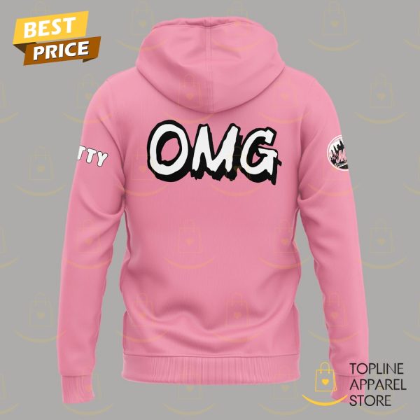 New York Met 2025 Hello Kitty Night OMG Hoodie – Pink