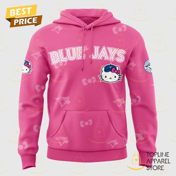 Toronto Blue Jays x Kitty 2025 Hoodie – Pink