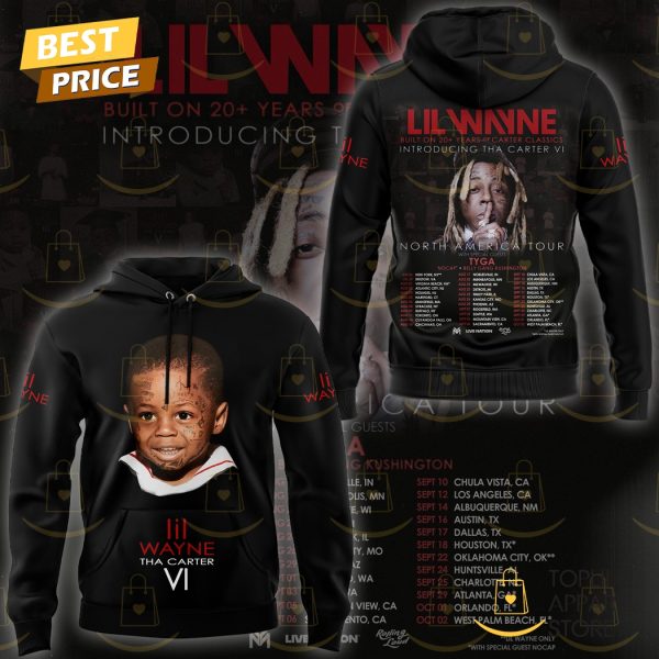 Lil Wayne Tha Carter VI Tour 2025 North America Hoodie