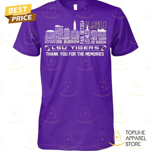 LSU Tigers Thank You For The Memories Unisex T-Shirt