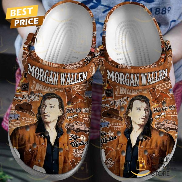 Morgan Wallen Whiskey Glasses Crocs
