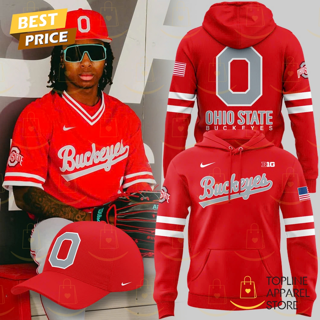 Ohio State Buckeyes 2025 Red Hoodie Ohio State Buckeyes 2025 Red Hoodie