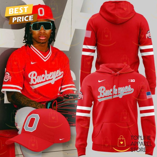 Ohio State Buckeyes 2025 Scarlet Hoodie