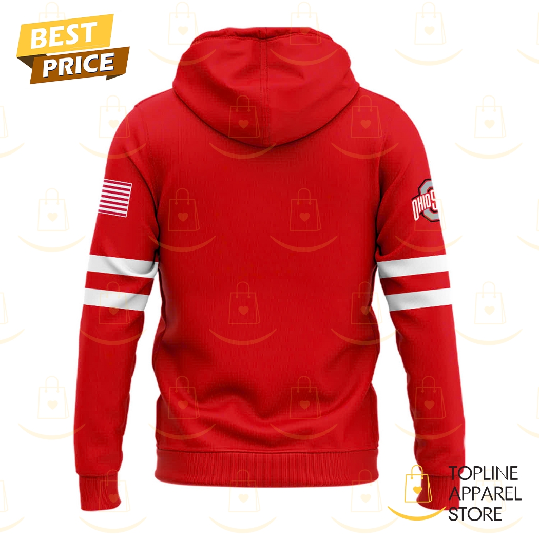 Ohio State Buckeyes 2025 Scarlet Hoodie Ohio State Buckeyes 2025 Scarlet Hoodie