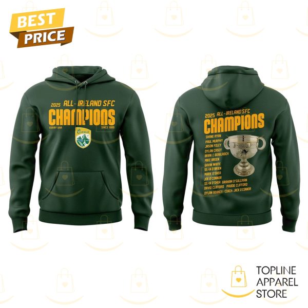 Kerry GAA All-Ireland Champions 2025 Hoodie – Green
