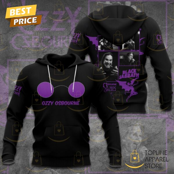 Ozzy Osbourne Black Sabbath 1948-2025 Signature Hoodie