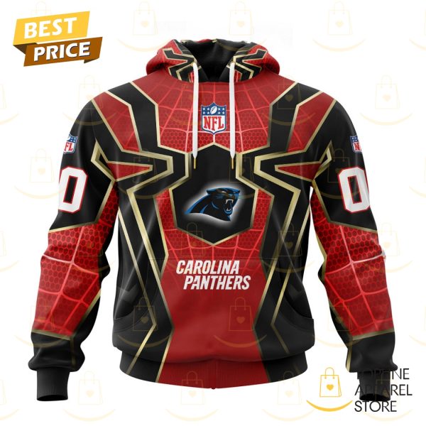 Personalized Carolina Panthers x Spider Man Far From Home Hoodie