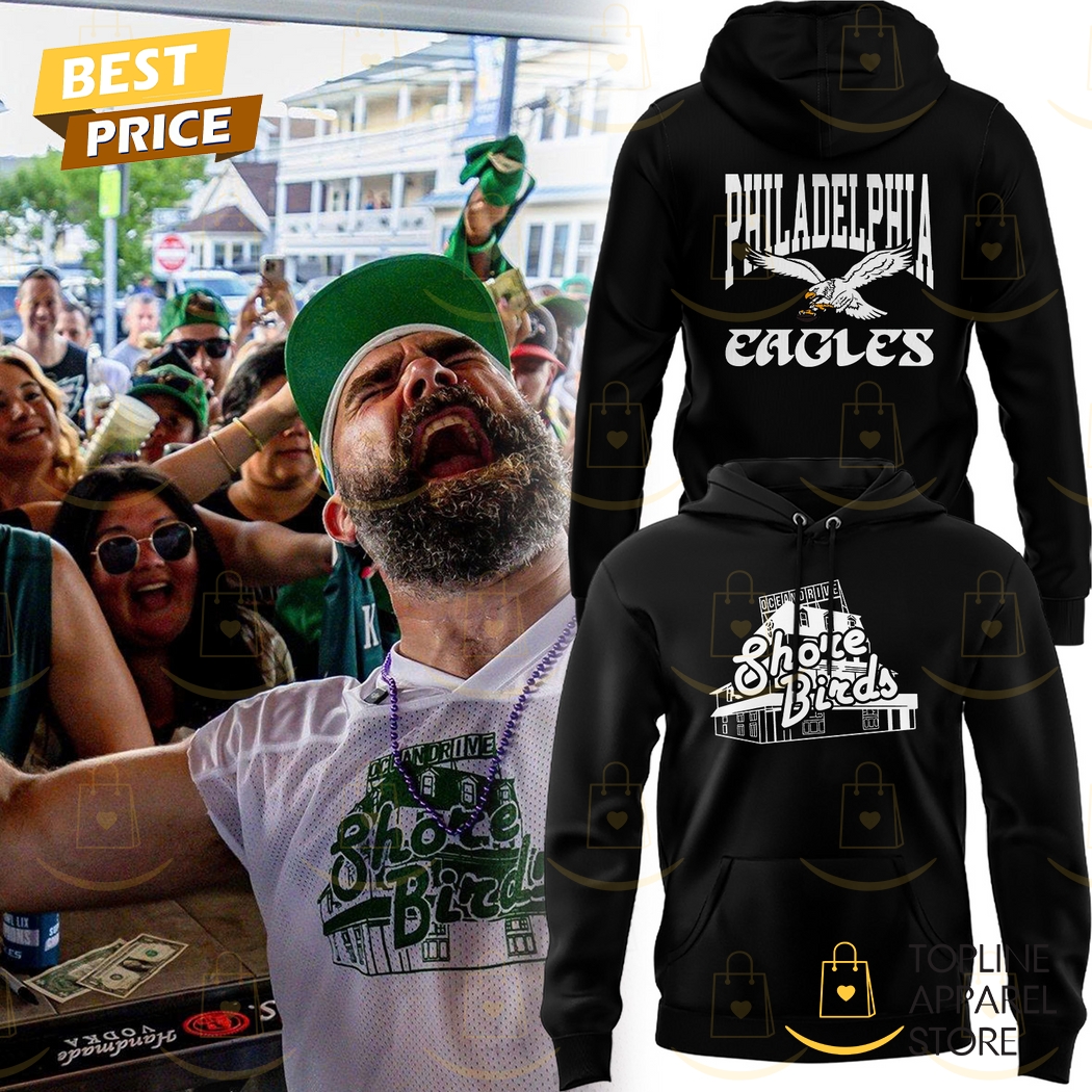 Philadelphia Eagles Shore Birds Hoodie – Black