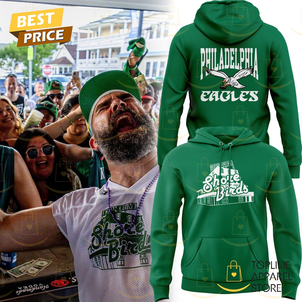 Philadelphia Eagles Shore Birds Hoodie – Green