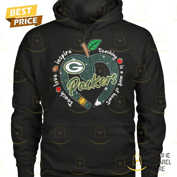 Green Bay Packers Teach Love Inspire Unisex T-Shirt