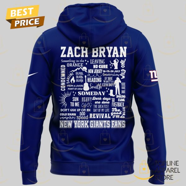 Zach Bryan x New York Giants Kings Of Leon 2025 Hoodie