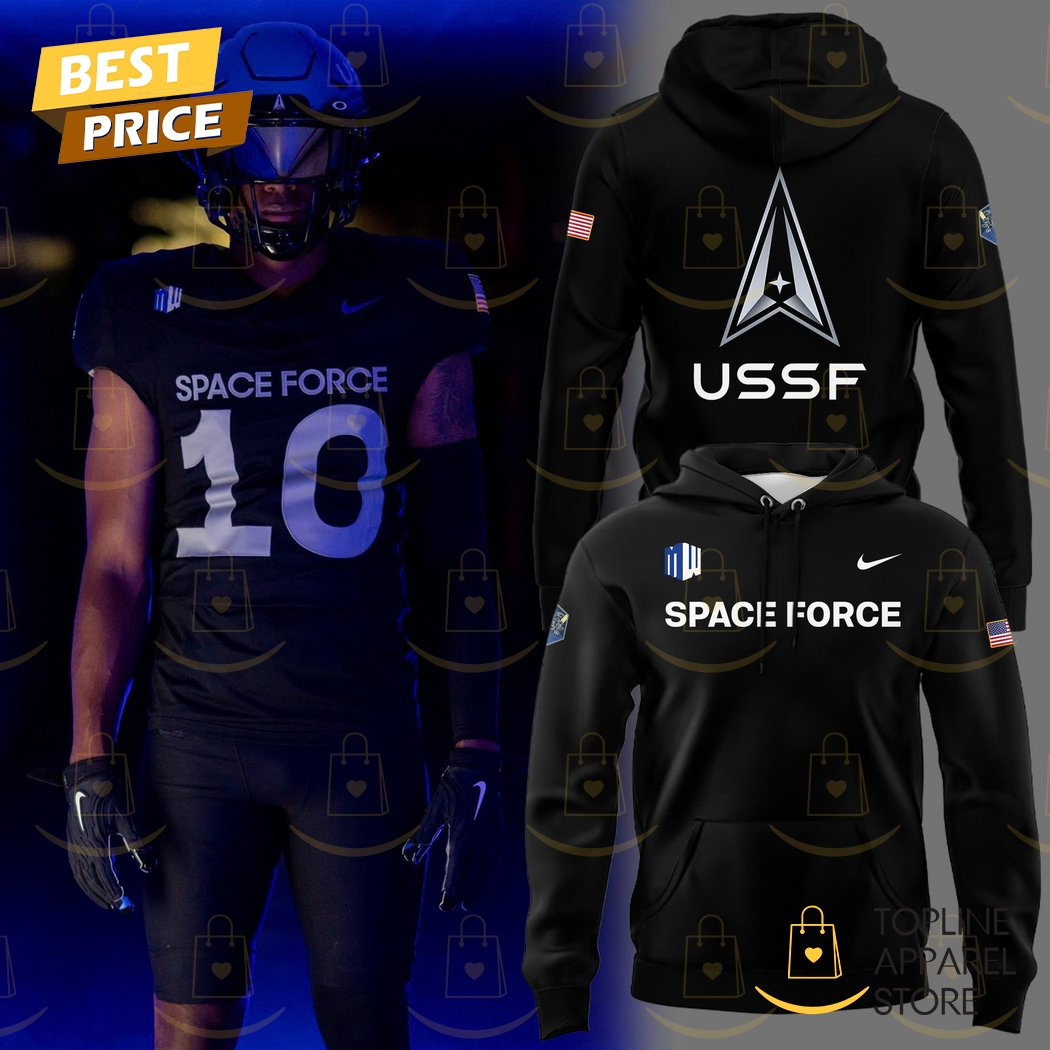 Uniforms Space Force Black Hoodie Uniforms Space Force Black Hoodie
