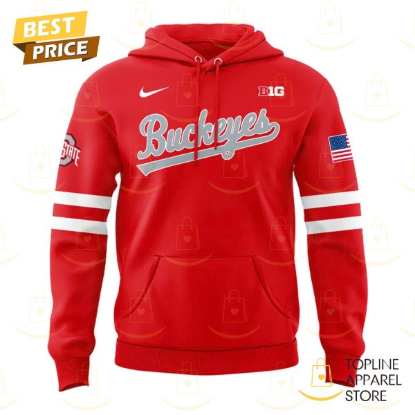 Ohio State Buckeyes 2025 Red Hoodie