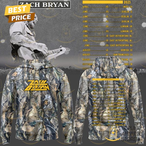 Zach Bryan The Quittin Time Tour 2025 Hoodie