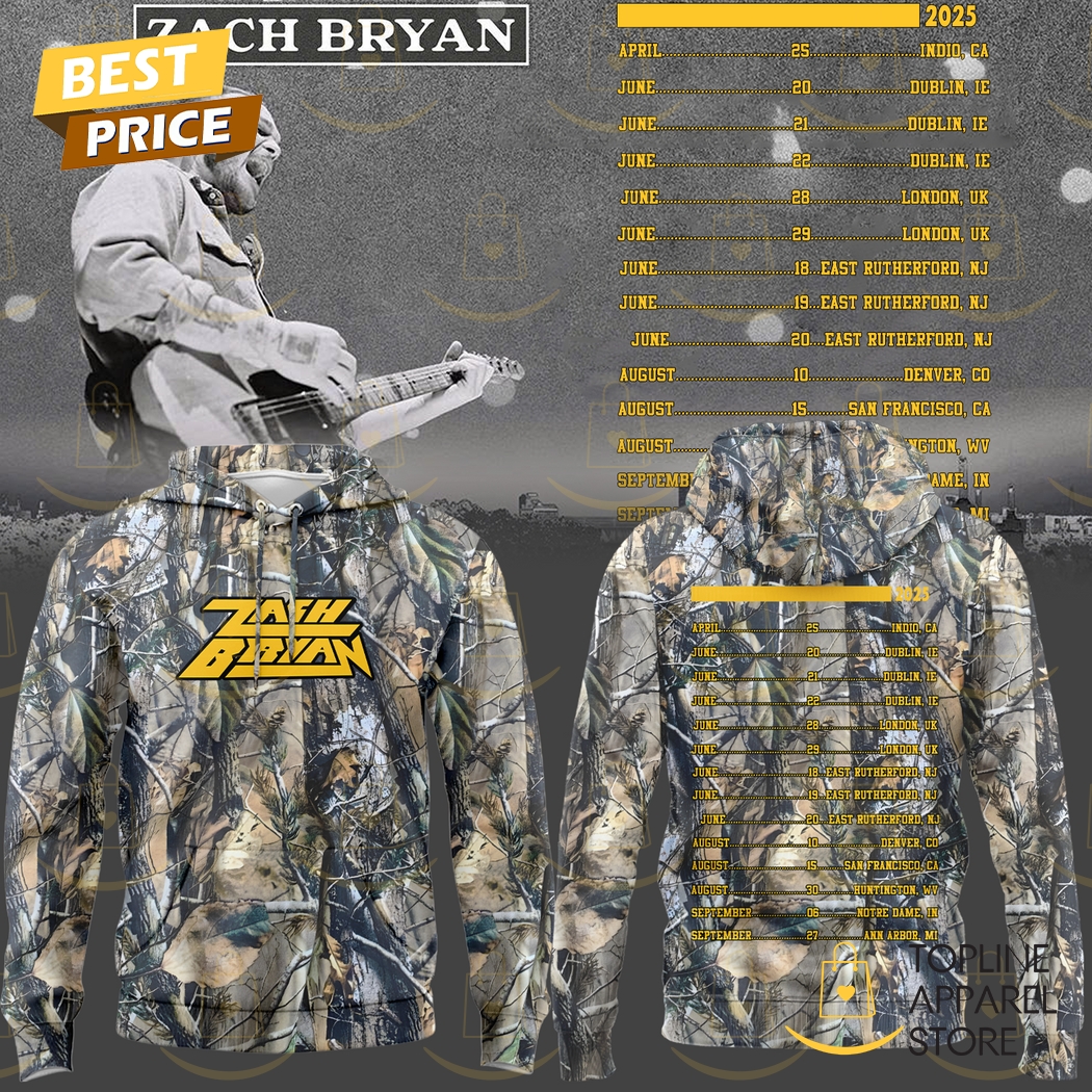 Zach Bryan The Quittin Time Tour 2025 Hoodie Zach Bryan The Quittin Time Tour 2025 Hoodie