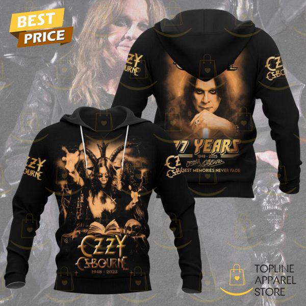 Ozzy Osbourne In Loving Memory Hoodie