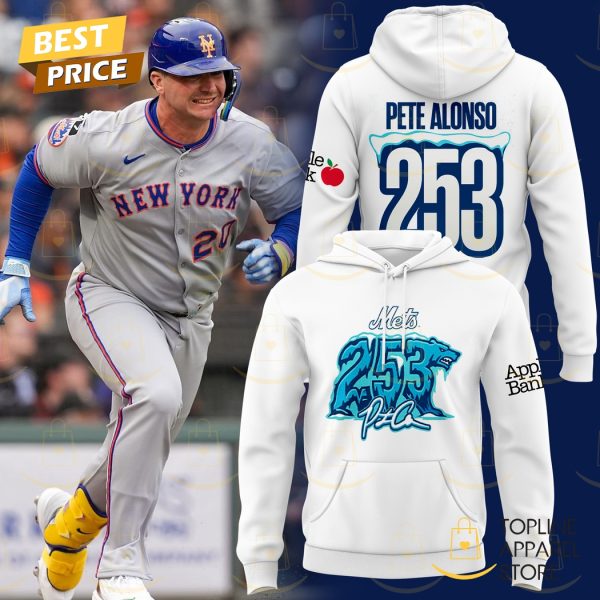 New York Mets Pete Alonso Home Run Record Hoodie