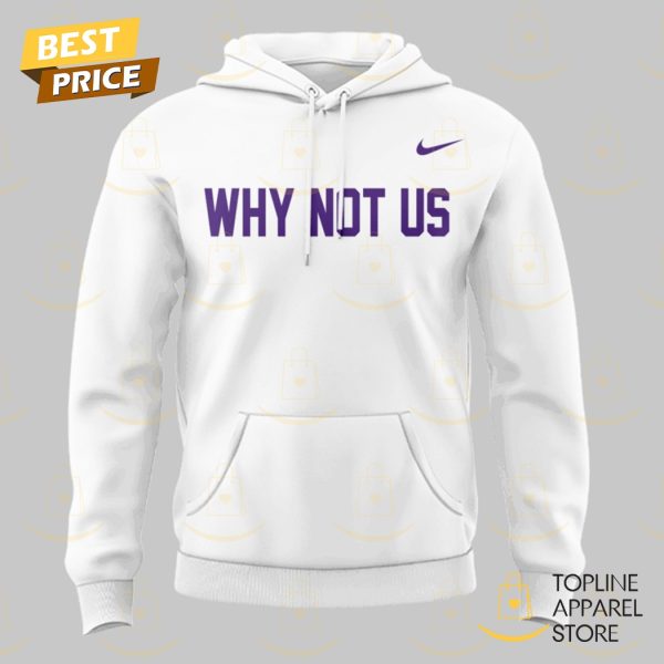 Clemson Tigers Why Not US 2025 Hoodie – White