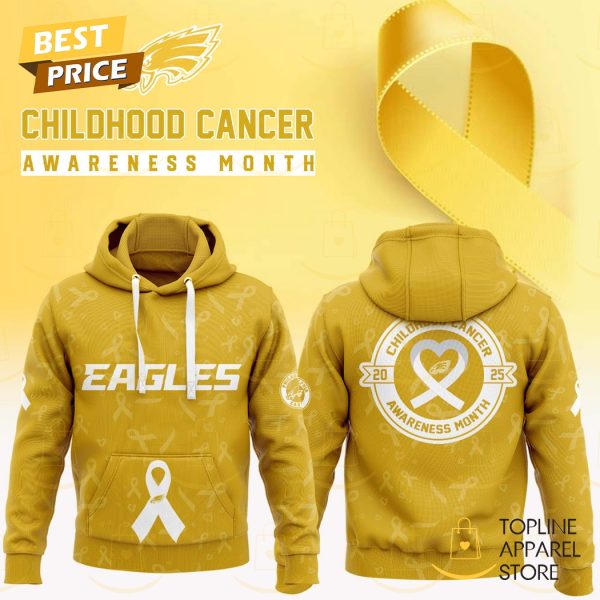 Philadelphia Eagles Childhood Cancer Awareness Month 2025 Hoodie