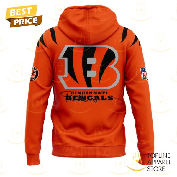 Cincinnati Bengals 2025 Season Orange Hoodie