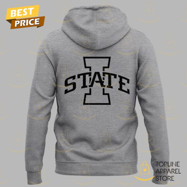 Iowa State Cyclones Football 2025 Hoodie – Grey
