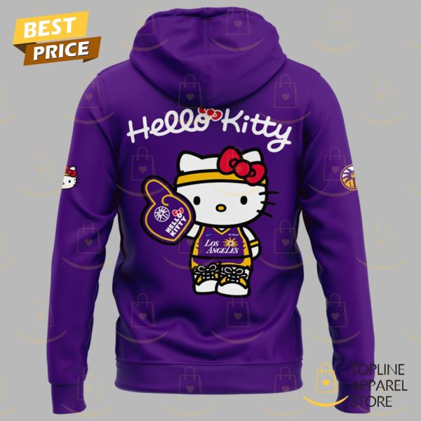 Los Angeles Sparks Kitty Purple Hoodie