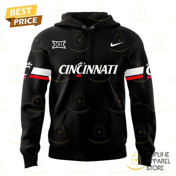 Cincinnati Bearcats Football Big 12 Black Pullover Hoodie