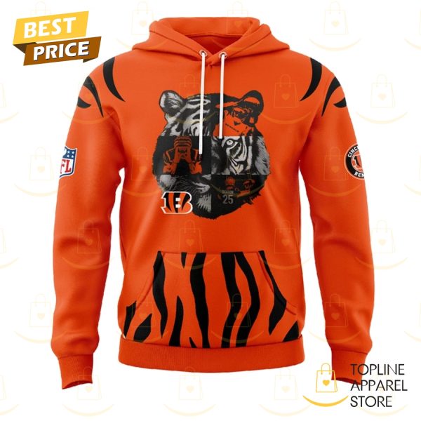 Cincinnati Bengals 2025 Season Orange Hoodie