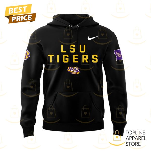 LSU Tigers Football 2025 Black Hoodie