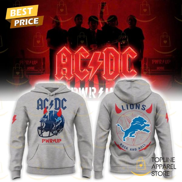 Detroit Lions Football Helmet PWR UP US Tour 2025 Hoodie