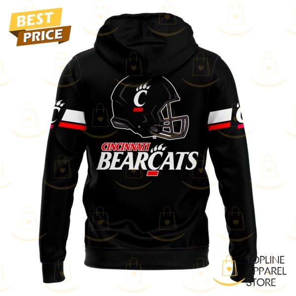 Cincinnati Bearcats Football Big 12 Black Pullover Hoodie