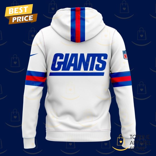 New York Giants Legacy White Hoodie 2025