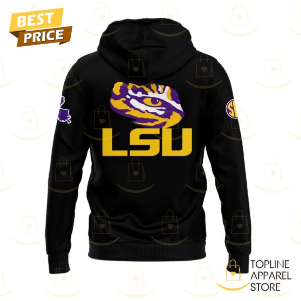 LSU Tigers Football 2025 Black Hoodie