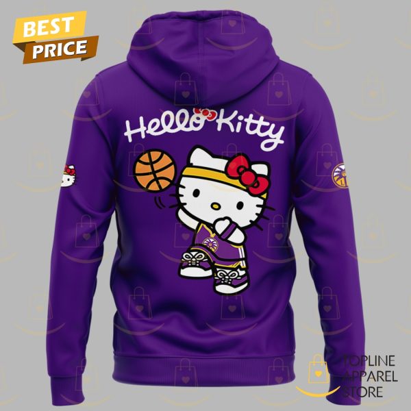 Los Angeles Sparks Kitty 2025 Purple Hoodie