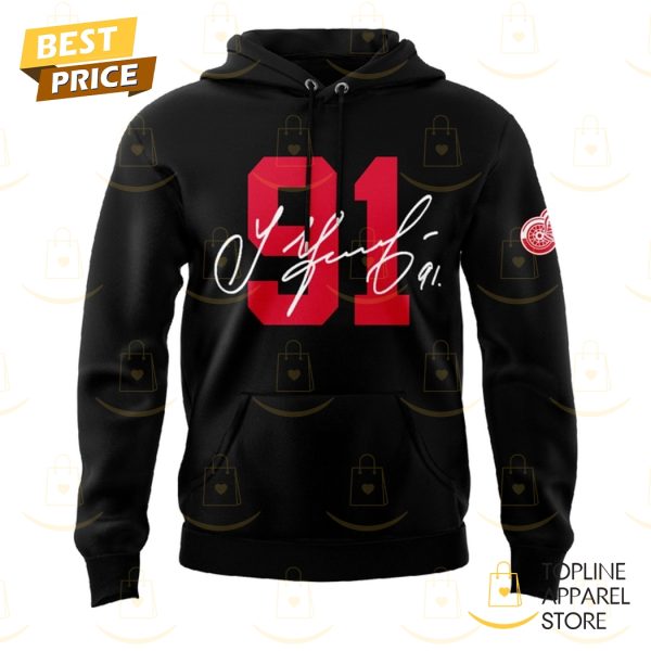 Detroit Red Wings 91 Sergei Fedorov Hoodie