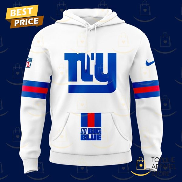 New York Giants Legacy White Hoodie 2025