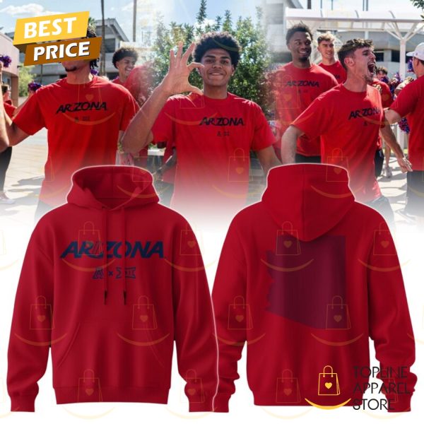 Arizona Wildcats NCAA 2025 Red Hoodie