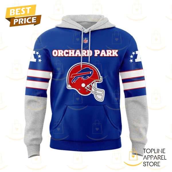 2025 Buffalo Bills Red Helmets Back Hoodie